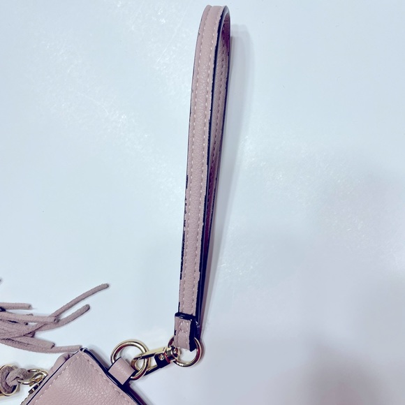 Molyy Party Wristlet Clutch, Millennial Pink and Gold - Picture 8 of 9